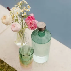 Ribbed Elegance glass Bondi 25 cl grønn