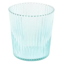 Ribbed Elegance glass Lucky 25 cl turkis