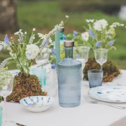 Ribbed Elegance glass Twilight 25 cl blå