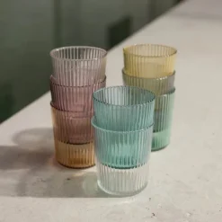 Ribbed Elegance glass White Haven 25 cl