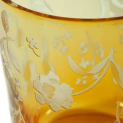 Rijksmuseum drikkeglass 9,5x8,5c 2s gul