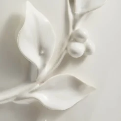Rijks vase 60 cm 3D-fugler hvit