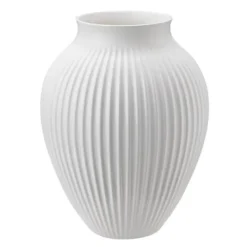 Ripple vase 27 cm hvit