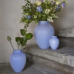 Ripple vase 20 cm lavendel