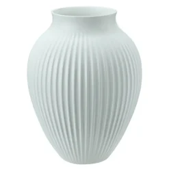 Ripple vase 27 cm matt isblå