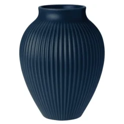 Ripple vase 20 cm matt mørk blå