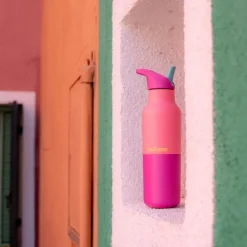 Rise termoflaske 0,47L med sportslokk Pink Lemonade Kaleidoscope