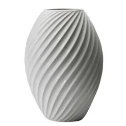 River vase 26 cm hvit