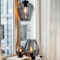 Rocks XO bordlampe 26 cm koksgrå
