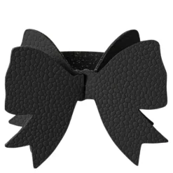 Rosett serviettring 6 cm svart