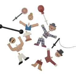 Rossaio aktivitetsleke bygg figurer 16 deler