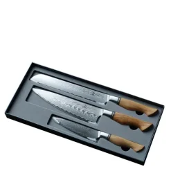 Ryda Knives ST650 luksussett med brødkniv, kokkekniv & universalkniv