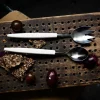 Salatbestikk 25,5 cm hvit