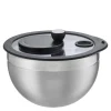 Salatslynge 5,4 L stål/svart