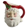 Santa karaffel julenisse 23 cm rød/hvit