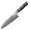 Santoku kniv 32 cm svart