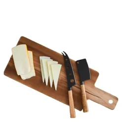 Santo ostesett m/2 kniver og skjærebrett