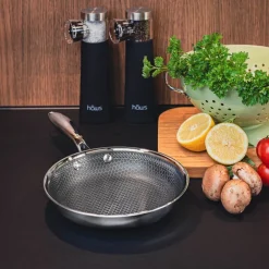 Santo stekepanne 20 cm stål/svart