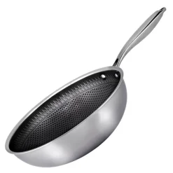 Santo wokpanne 28 cm stål/svart