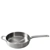 Sautépanne m/lokk 28 cm rustfritt stål