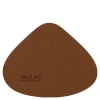 Sea Shell glassbrikke 10x13 cm brun
