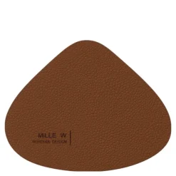 Sea Shell glassbrikke 10x13 cm brun