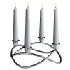 Season advent lysestake 26 cm matt stål