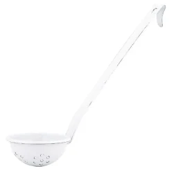 Øse 33 cm hvit