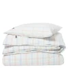 Sengesett percale 140x200 cm flerfarget rutete