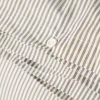 Sengesett 140x200 cm bomullspercale stripet olive/white
