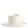Senja espressokopp med fat 9 cl hvit