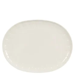 Senja serveringsfat oval 23x30 cm hvit