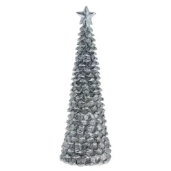 Serafina juledekorasjon tre 27 cm antikk sølv