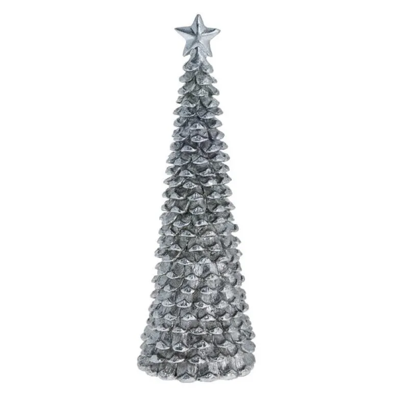 Serafina juledekorasjon tre 27 cm antikk sølv