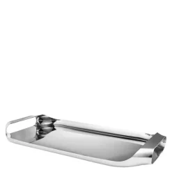 Serveringsbrett 43x25 cm stål