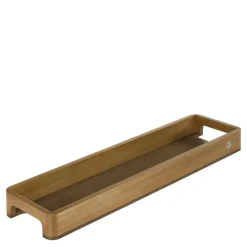 Serve slim serveringsfat i tre