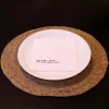 Servietter lunsj 33x33 cm "let`s eat" hvit