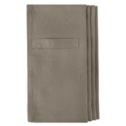 Serviett i bomull 20x20 cm 4 stk clay