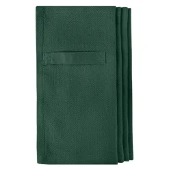 Serviett i bomull 20x20 cm 4 stk dark green