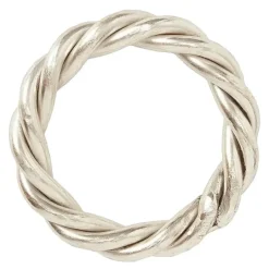 Serviettring 4x4 cm sølvbelagt