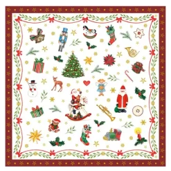 Serviett 33x33 cm 20 stk Ornaments All Over