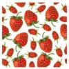 Serviett 33x33 cm 20 stk Strawberries