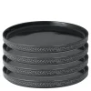 Servisen C tallerken 25 cm 4 stk antrasitt