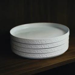 Servisen C tallerken 25x25 cm 4 stk hvit