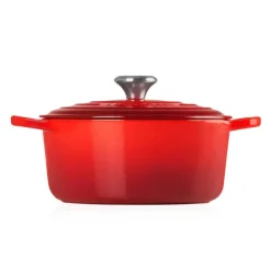 Signature støpejernsgryte rund 26 cm 5,3L cerise