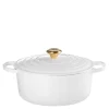 Signature støpejernsgryte rund 28 cm 6,7L white