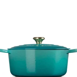 Signature støpejernsgryte rund 28 cm 6,2L Bleu Riviera
