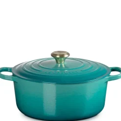 Signature støpejernsgryte rund 28 cm 6,2L Bleu Riviera