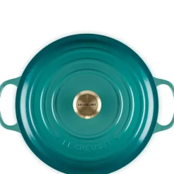 Signature støpejernsgryte rund 28 cm 6,2L Bleu Riviera