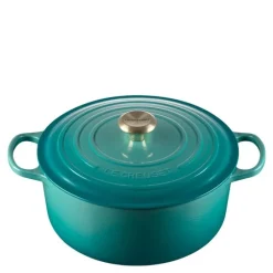 Signature støpejernsgryte rund 28 cm 6,2L Bleu Riviera